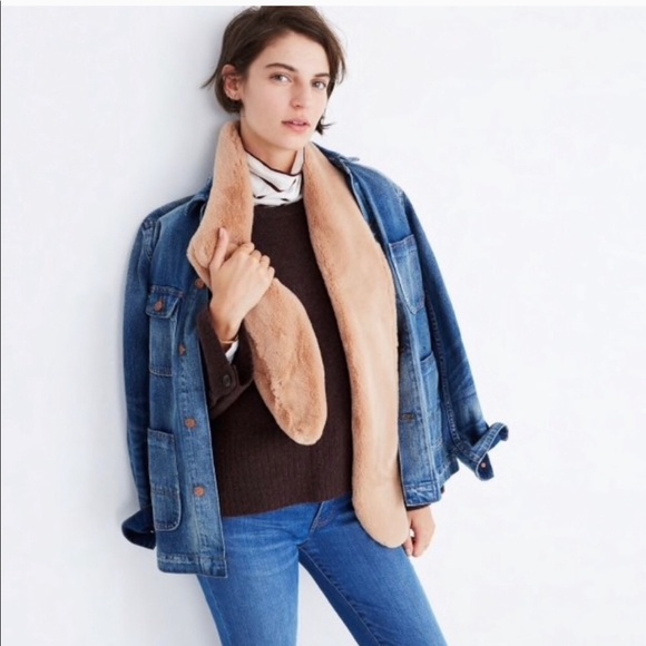 Madewell faux mink muffler - Picture 3 of 6